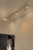 Nowoczesna lampa sufitowa listwa beżowa regulowane tuby uniwersalna minimalistyczna aluminiowa KEONI 09943/06/41 Lucide